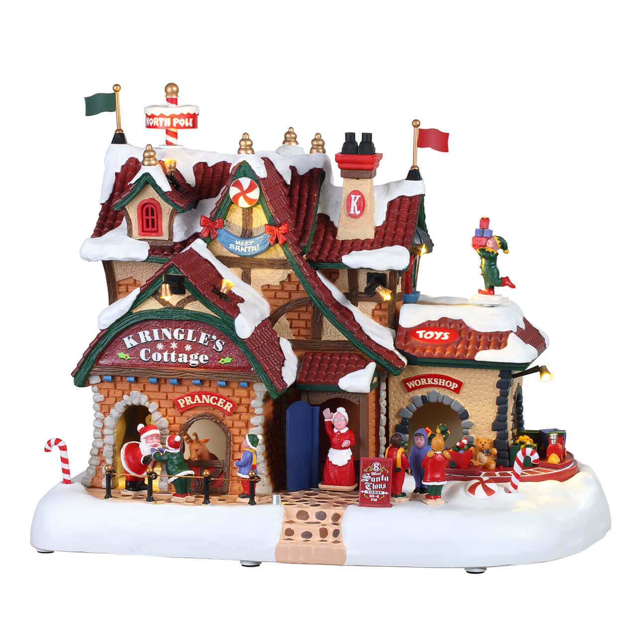 LEMAX Kringle's Cottage, with 4.5V Adaptor #95462